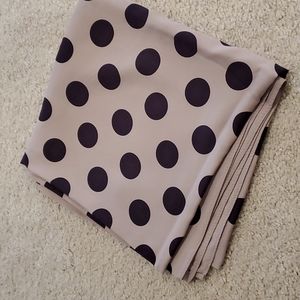 The Limited Purple Polka Dot Scarf